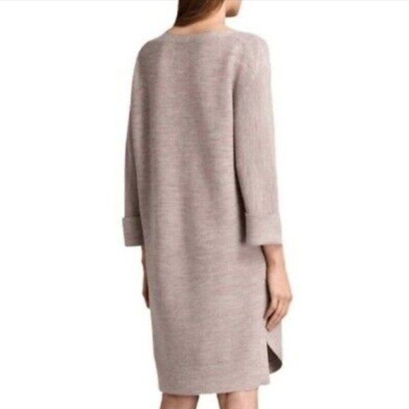 ALL SAINTS Esia Merino Wool Sweater Dress Sz M - Picture 4 of 6